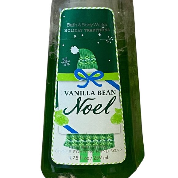 Bath & Body Works Vanilla Bean Noel Antibacterial Foaming Hand Soap 8.75 Oz - Picture 6 of 7